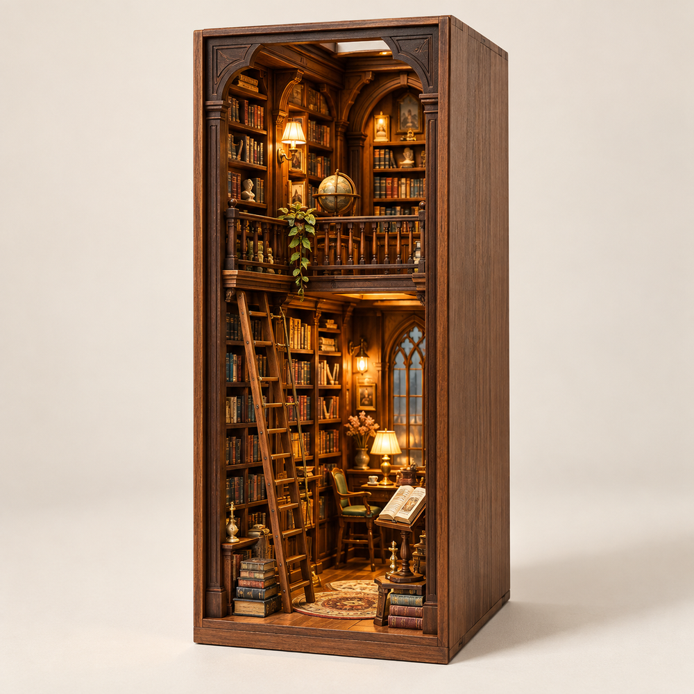 Bibliothèque miniature pour étagère de livres