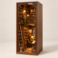 Book Nook Bibliothèque Secrète : bibliothèque miniature éclairée à insérer entre vos livres