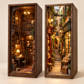 Pack Bibliothèques, Coffret Lecteur : deux librairies miniatures pour étagère de livres